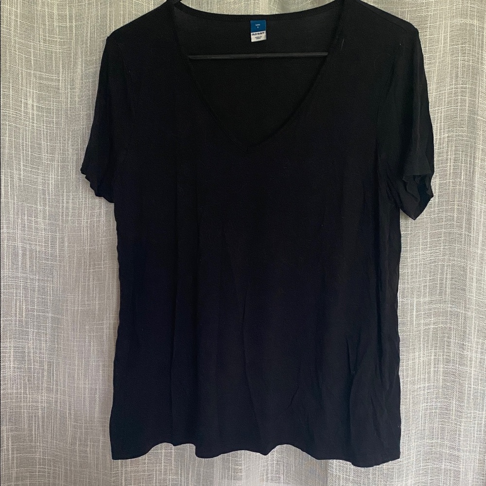 Old Navy Charcoal V-Neck Tee